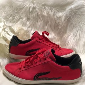 LACOSTE CANVAS SNEAKERS